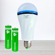 Лампочка з двома акумуляторами, 18650, в патрон, E27 FA 6920